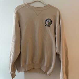 Jerzees Tan Crewneck Sweater